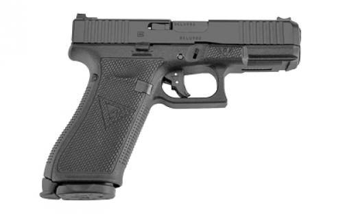 Wilson Combat Vickers Elite Glock 45, Semi-automatic, Striker Fired, Full Size, Polymer Frame Pistol, 9MM, 4.02" Barrel, DLC Finish, Black, Fiber Optic Front Sight, 17 Rounds, 3 Magazines GLK-VEG5-45
