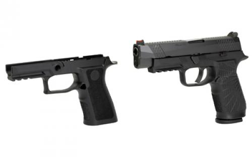 Wilson Combat WCP320, Semi-automatic, Striker Fired, Full Size, 9MM, 4.7, Black, 17Rd, 2 Magazines, Curved Trigger, Fiber Optic Front Sight, Poly, DLC SIG-WCP320F-9BATC
