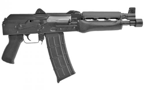 Zastava ZPAP85, Semi-automatic, AK Pistol, 223 Rem/5.56 NATO, 10.5 Barrel, Matte Finish, Black, Polymer Grip, Wood Handguard, 30 Rounds, 1 Magazine, Stamped Receiver, Hinged Top Cover ZP85556