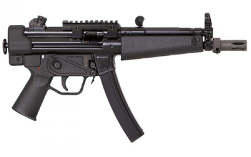 Zenith Firearms ZF-5 Premium Package, Semi-automatic, 9MM, 8.9" CHF Threaded/Trilug Barrel, 1/2X28, Matte Finish, Black, Polymer Grip, Ambidextrous Safety, Adjustable Sights, 3 Magazines, 30 Rounds, Custom 2-Point Sling, Picatinny Optics Rail, High Quality Carrying Case, Manual, BLEM (Damaged Case) ZF50000009BK