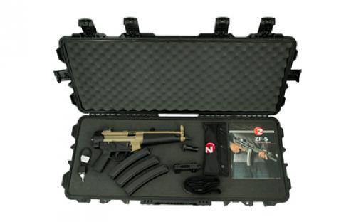 Zenith Firearms ZF-5 Premium Package, Semi-automatic, 9MM, 8.9 CHF Threaded/Trilug Barrel, 1/2X28, Matte Finish, Flat Dark Earth, Polymer Grip, Ambidextrous Safety, Adjustable Sights, 3 Magazines, 30 Rounds, Custom 2-Point Sling, Picatinny Optics Rail, High Quality Carrying Case, Manual ZF5000009FDE