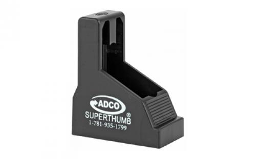 ADCO ADCO, Super Thumb, Mag Loader,  Fits Browning High Power, CZ 75, HK USP 9MM/40SW, Sig P226/P320/P365, Springfield 9MM/40SW XD/XDM, Taurus PT92/111, Black ST1