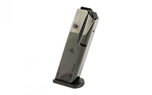 Mecgar Pistol Magazine, 380ACP, 13 Rounds, Fits Beretta 84, Blued Finish MGPB8413B