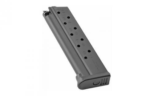 CMC Products Magazine, Range Pro, 9MM, 10 Rounds, Fits 1911, Stainless, Black M-RP-9FS10-B
