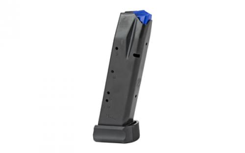 CZ Magazine, 9MM, 19 Rounds, Fits CZ75 SP-01, Blued Finish, 9MM ONLY (magazine body is marked 9mm/.40 on opposing sides) 11159