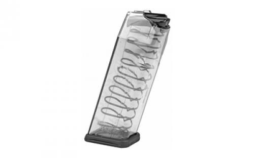 Elite Tactical Systems Group Elite Tactical Systems Group, Magazine, 10MM, 15 Rounds, Fits Glock 20/29/40, All Generations, Polymer, Clear GLK-20
