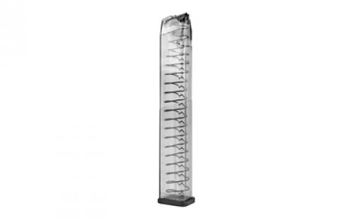 Elite Tactical Systems Group Elite Tactical Systems Group, Magazine, 45ACP, 30 Rounds, Fits Glock 21/30/41, All Generations, Polymer, Clear GLK-21-30