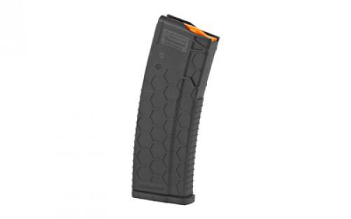 HEXMAG Magazine, Series 2, 223 Rem/556NATO, 10 Round Capacity, 30 Round Body Size, Fits AR-15, Polymer, Black HX1030-AR15S2-BLK