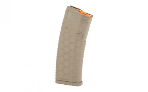HEXMAG Magazine, Series 2, 223 Remington/556NATO, 30 Rounds, Fits AR Rifles, Polymer, Flat Dark Earth HX30-AR15S2-FDE