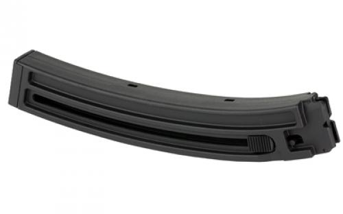 HK Magazine, 22 LR, 25 Rounds, Fits HK MP5 .22LR, Polymer, Black 51000212