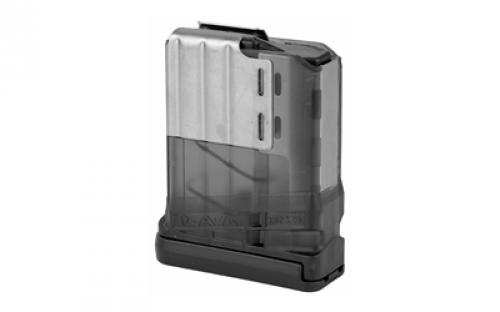 Lancer Magazine, L7 Advanced Warfighter, 308 Winchester/7.62 NATO/6.5 Creed, 10 Rounds, Fits AR-10, Polymer, Translucent Smoke L7-10-SMK
