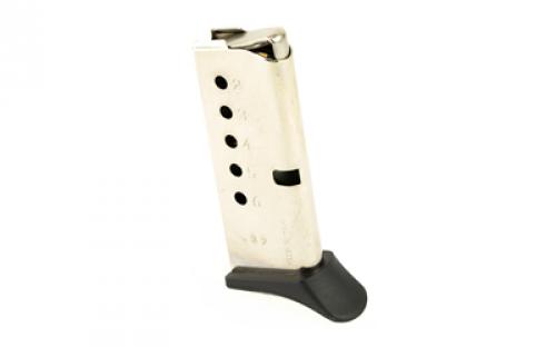North American Arms Magazine, 32 ACP, 6 Rounds, Fits Guardian, Stainless MZ-32-FR