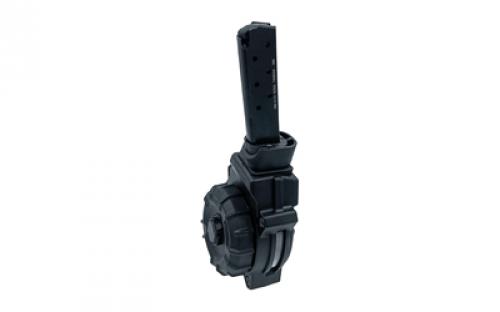 ProMag Drum Magazine, .380ACP, 30 Rounds, Fits Bersa Thunder 380, Polymer Construction, Black DRM-A104