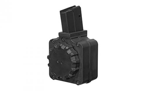 ProMag Magazine, 308 Winchester, 50 Round Drum, Fits SCAR 17, Polymer, Black DRM-A41