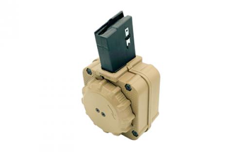 ProMag Magazine, 223 Remington/556NATO, 65 Round Drum, Fits AR-15, Polymer, Flat Dark Earth DRM-A8-FDE