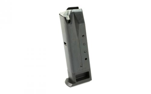 Ruger Magazine, 9MM, 10 Rounds, Fits Ruger P95, Steel, Blued Finish 90088