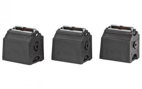 Ruger BX-1, Magazine, 22 LR, 10 Rounds, Fits 10/22, 3 Pack, Polymer, Black 90451