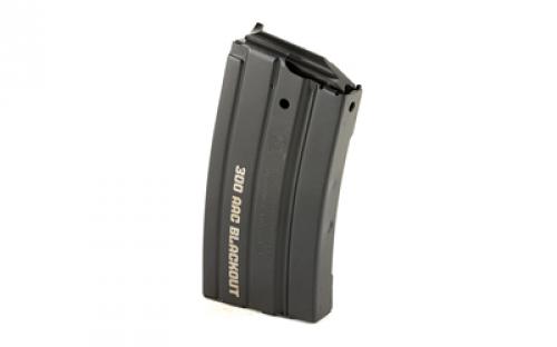 Ruger Magazine, 300 Blackout, 20 Rounds, Fits Mini-14, Steel, Black 90484