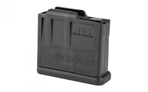 Ruger Magazine, 308 Winchester, 6.5 Creedmoor 5 Rounds, AI-Style, Polymer, Black 90561