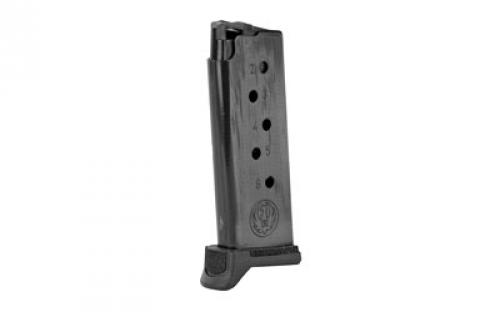 Ruger Magazine, 380ACP, 6 Rounds, Fits Ruger LCP II, with Extended Floor Plate, Steel, Blued Finish 90621