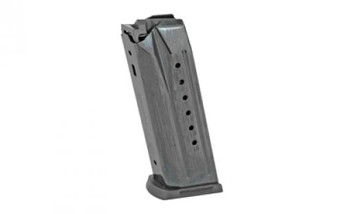 Ruger Magazine, 9MM, 15 Rounds, Fits Ruger Security-9, Steel, Black 90637