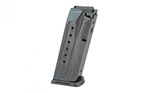Ruger Magazine, 9MM, 15 Rounds, Fits Ruger Security-9, Steel, Black 90637