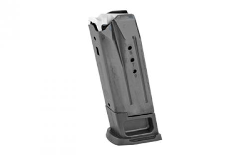 Ruger Magazine, 9MM, 10 Rounds, Fits Ruger Security-9, Steel, Black 90638