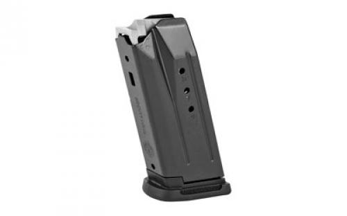 Ruger Magazine, 9MM, 10 Rounds, Fits Ruger Security-9, Steel, Black 90667