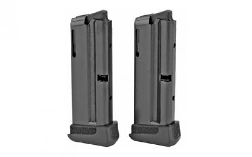 Ruger Magazine, 22LR, 10 Rounds, Fits Ruger LCP II, with Extended Floorplate, 2 Pack, Steel, Blued Finish 90697