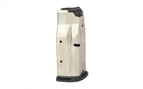 Ruger Magazine, 9MM, 10 Rounds, Fits Ruger MAX-9, Steel, Silver 90713