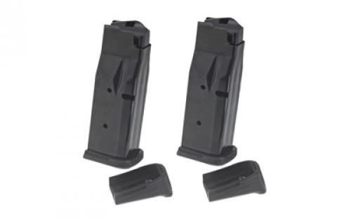 Ruger Magazine, 380 ACP, 10 Rounds, Fits Ruger LCP MAX, Steel, Blued Finish, Black, 2 Pack 90735