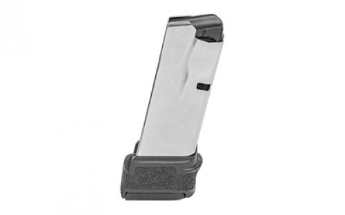 Springfield Magazine, 9MM, 15 Rounds, Fits Hellcat, with  Black Base, Stainless, Silver HC5915
