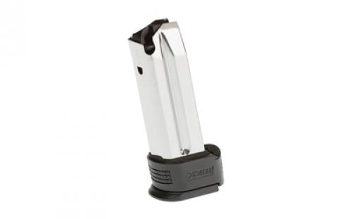 Springfield Magazine, 9MM, 10 Rounds, with Black Sleeve Extension, XD, Stainless XD0923BS
