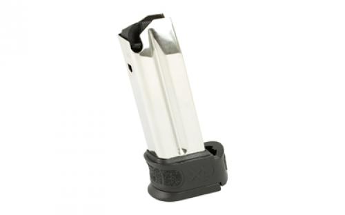 Springfield Magazine, 9MM, 10 Rounds, Fits XD-Mod.2 Subcompact, with Black Sleeve Extension, Stainless XDG0923BS