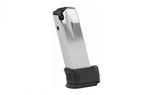 Springfield Magazine, 9MM, 16 Rounds, Fits XD-Mod.2 Subcompact, with Black Sleeve Extension, Stainless, Silver XDG0931