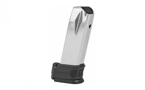 Springfield Magazine, 9MM, 16 Rounds, Fits XD-Mod.2 Subcompact, with Black Sleeve Extension, Stainless, Silver XDG0931