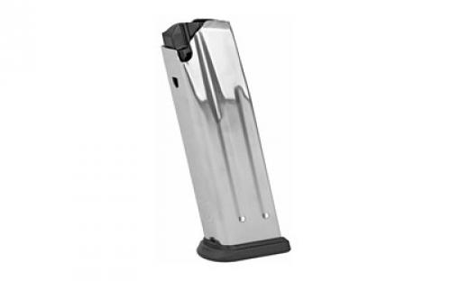 Springfield Magazine, 10MM, 15 Rounds, Fits Springfield XDM, Stainless, Silver XDM5015