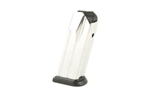 Springfield Magazine, 9MM, 13 Rounds, Fits Springfield XDM Compact, Stainless, Silver XDM5020