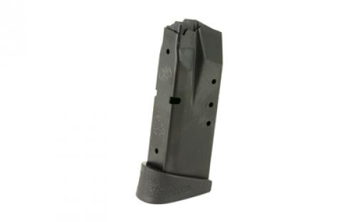 Smith & Wesson Magazine, 40 S&W, 10 Rounds, Fits M&P Compact, with Finger Rest, Blued Finish 194550000