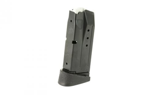 Smith & Wesson Magazine, 9MM, 10 Rounds, Fits M&P Compact,  with Finger Rest, Blued Finish, 194630000
