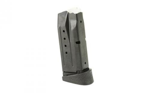 Smith & Wesson Magazine, 9MM, 10 Rounds, Fits M&P Compact,  with Finger Rest, Blued Finish, 194630000