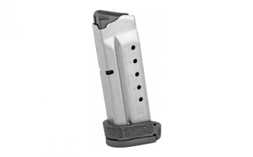 Smith & Wesson Magazine, 40 S&W, 7 Rounds, Fits Shield M2.0,  with Finger Rest, Stainless 3009877