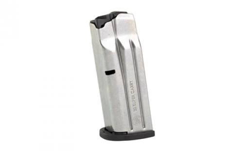 Smith & Wesson Magazine, 30 Super Carry, 13 Rounds, Fits M&P Shield Plus, Steel, Black 3015319