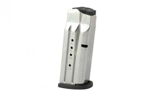 Smith & Wesson Magazine, 30 Super Carry, 13 Rounds, Fits M&P Shield Plus, Steel, Black 3015319