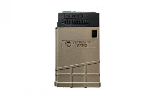 Tippmann Arms Company Rifle Magazine, 22 LR, 10 Rounds, Flat Dark Earth, Fits Tippmann Arms M4-22 A201148