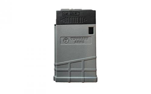 Tippmann Arms Company Rifle Magazine, 22 LR, 10 Rounds, Gray, Fits Tippmann Arms M4-22 A201149