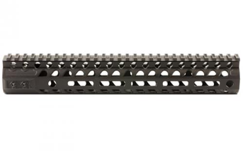 2A Armament Aethon, MLOK, Handguard, 7075-T6 Aluminum Barrel Nut, 6061 Extrusion, AR Rifles, 12", Anodized Black Finish 2A-AERML-12