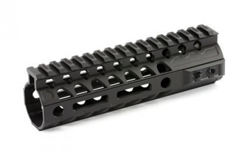 2A Armament Aethon, MLOK, Handguard, 7075-T6 Aluminum Barrel Nut, 6061 Extrusion, AR Rifles, 7, Anodized Black Finish 2A-AERML-7
