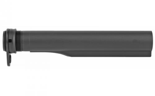 2A Armament Builder Series, AR10 Buffer Tube Assembly, 5-Position Billet Buffer, Aluminum End Plate, Steel Barrel Nut, Anodized Black Finish 2A-BSBT-10A