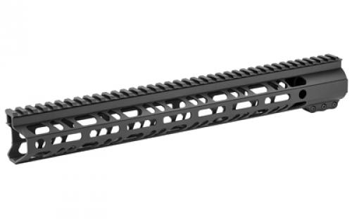 2A Armament Builder Series, 15 Handguard, M-LOK, Fits AR15, Anodized Black Finish 2A-BSHG-15